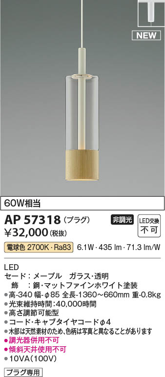 Koizumi コイズミ照明 LEDペンダント AP57318 | 商品紹介 | 照明器具の