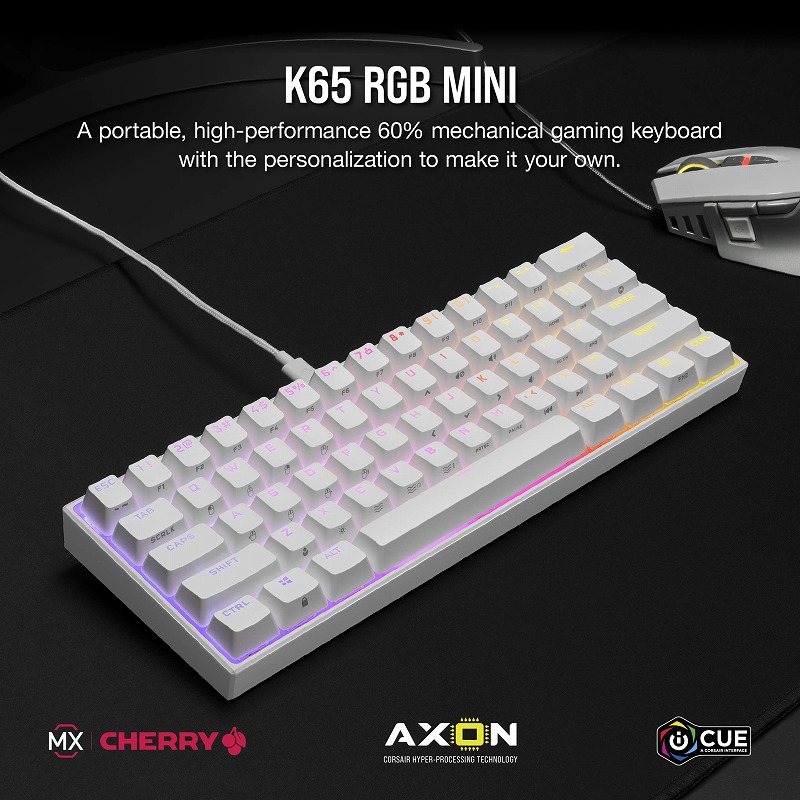 K65 RGB MINI WHITE | 株式会社リンクスインターナショナル