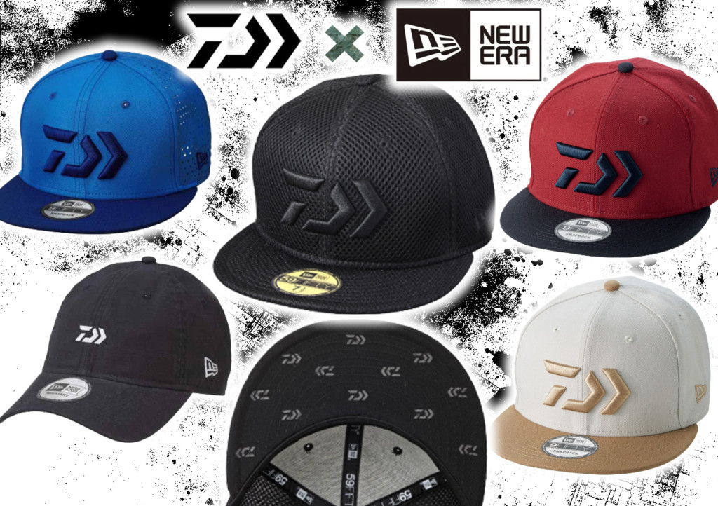 人気のダイワとNEW ERA(ニューエラ)のコラボレーションキャップ各種を