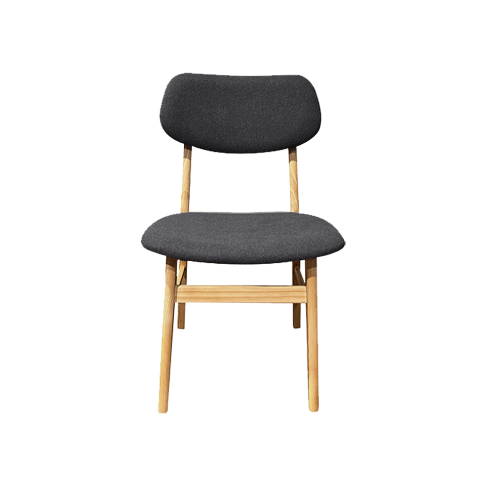 RY54 ダイニングチェア ナチュラル/グレー チェアRY54【送料無料