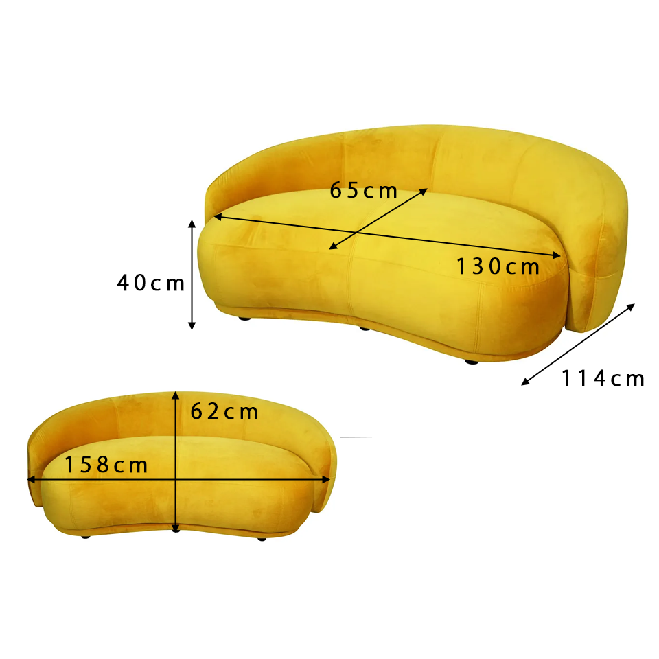 ソファBEANS 2人掛け【送料・開梱設置無料】ベージュ | NOCEノーチェ