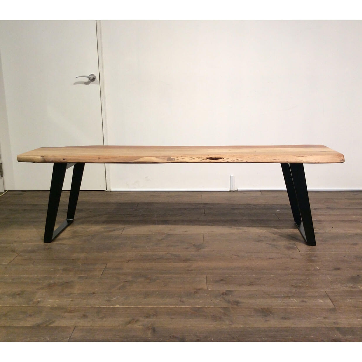 ベンチSBL-09【送料無料】 ナチュラル/ブラック 通販|インテリア・家具