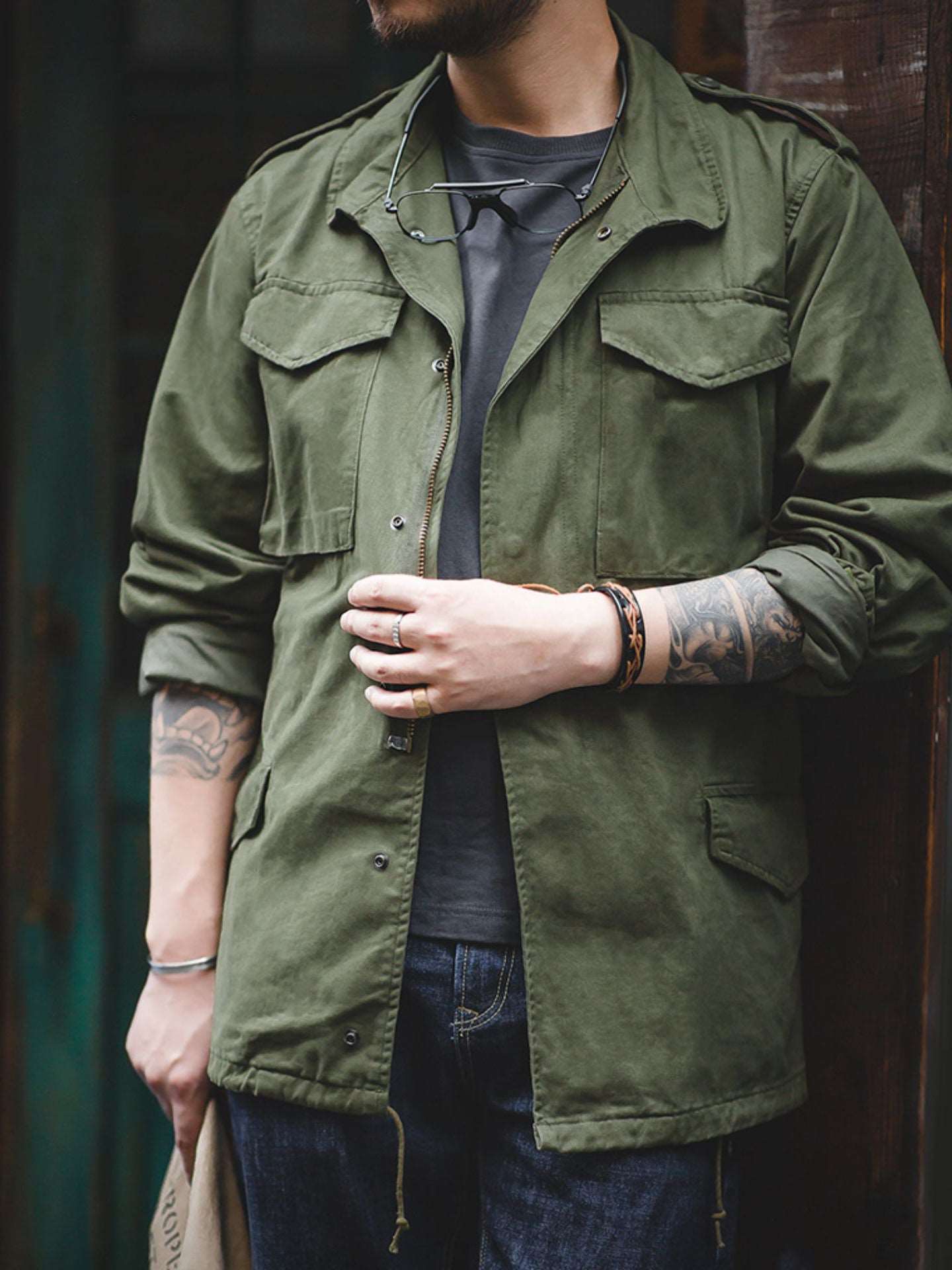 NORMEN(ノーマン) M65フィールドジャケット メンズ ミリタリージャケット