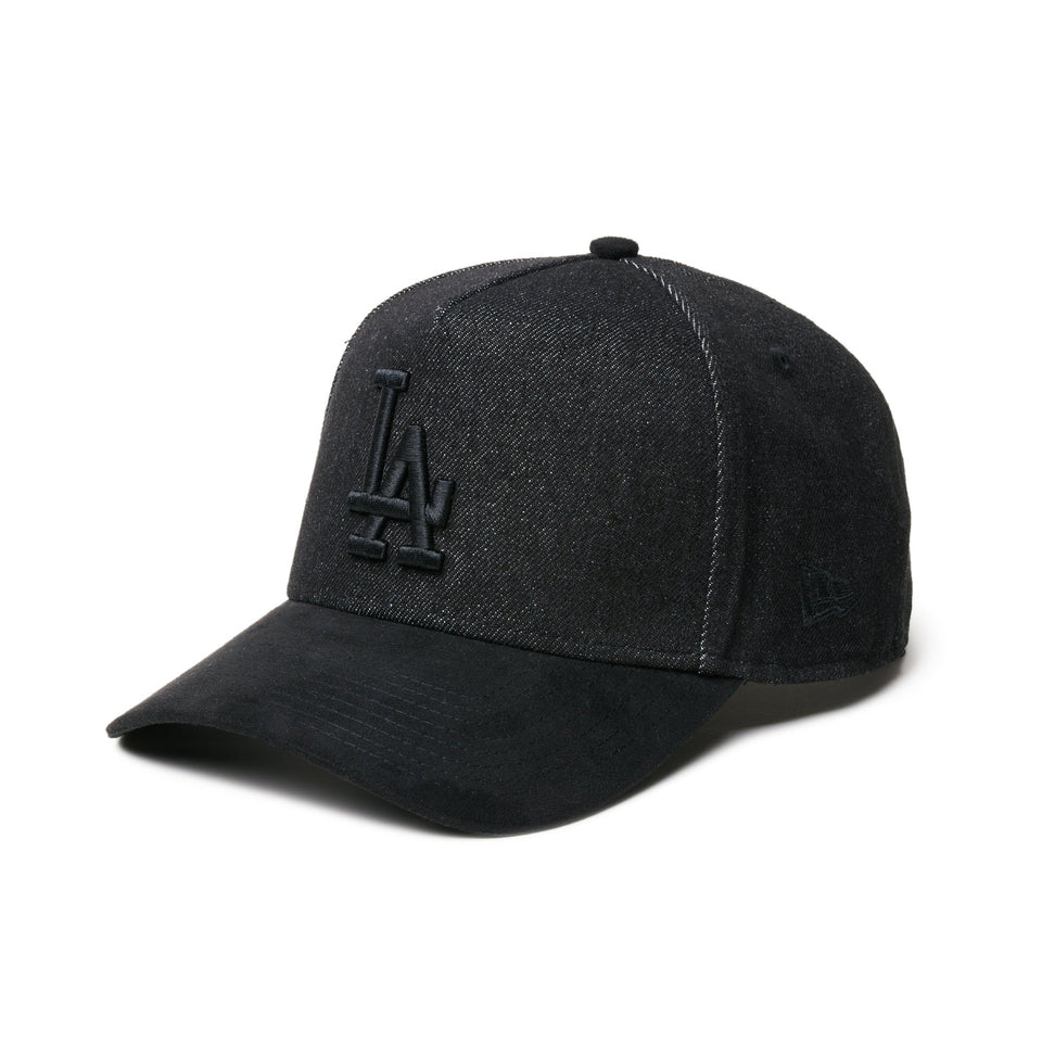 9FORTY A-Frame MLB Denim 2-Tone ロサンゼルス・ドジャース ブラック