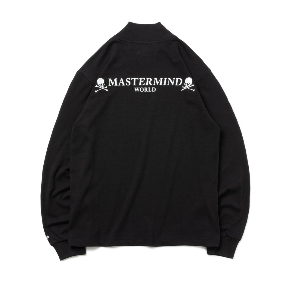 長袖 ミッドネック パフォーマンス Tシャツ MASTERMIND WORLD ブラック
