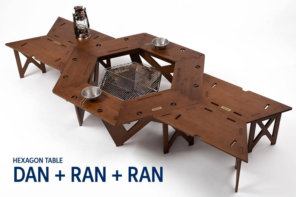Hilander(ハイランダー) ヘキサゴンテーブル DAN アウトドアテーブル