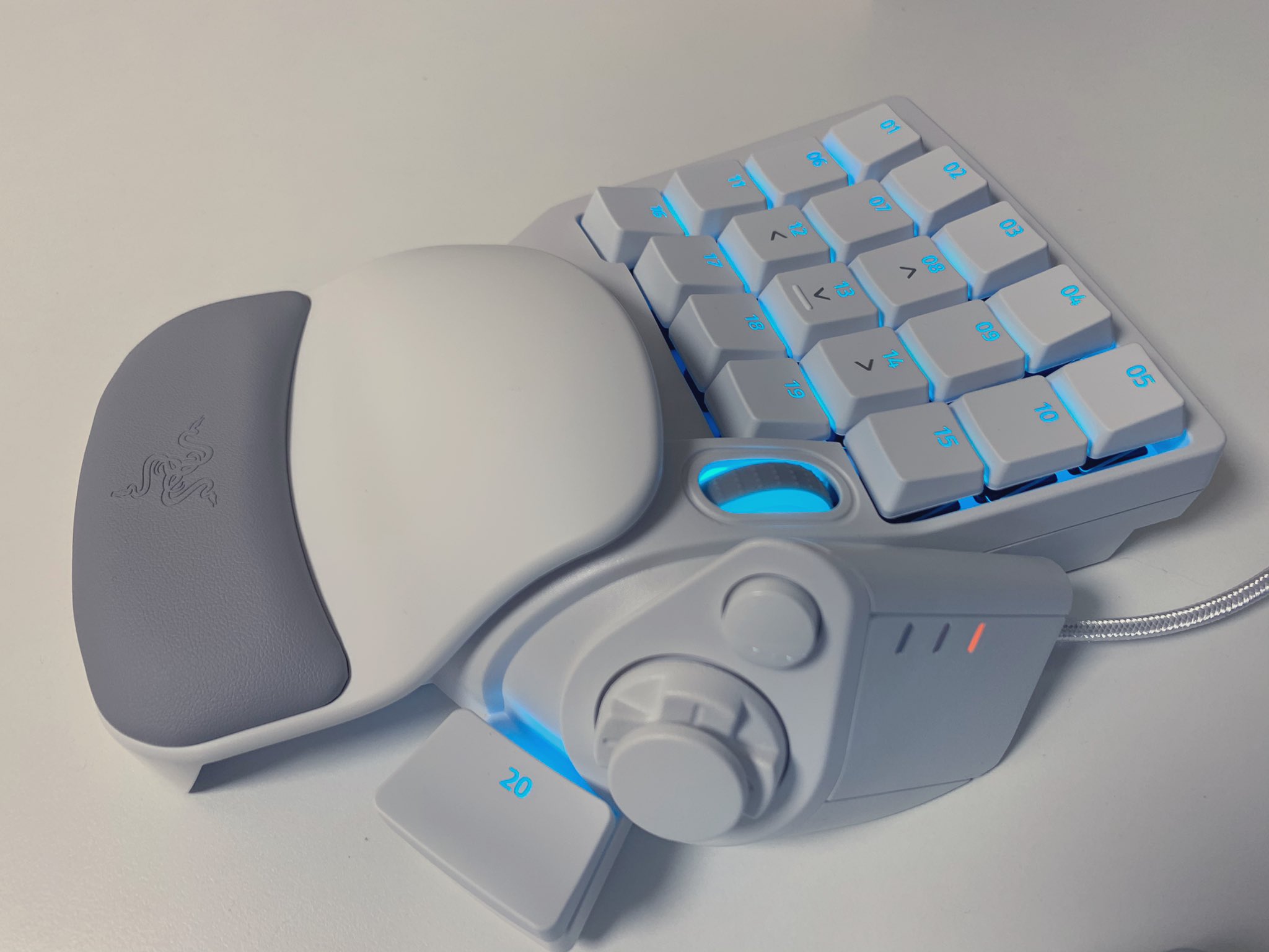 左手ゲーミングキーパッド Razer Tartarus Pro Mercury White を買った