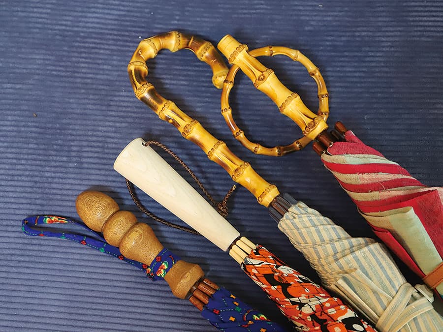 葛城市〉世界で一つの一点モノ！ファッショナブルな手作り日傘／紋白