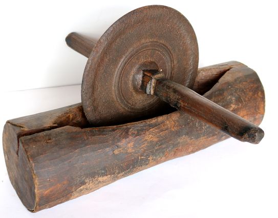 薬研（やげん） 木製 A69 - 骨董、古民具、古書の“芳栄堂”