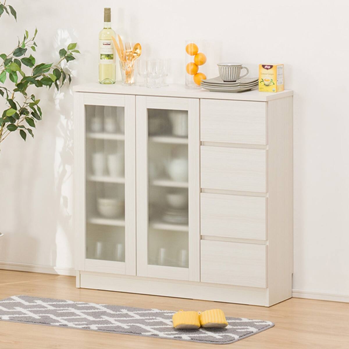 薄型キャビネット(アニー90TH WW) | ニトリネット【公式】 家具