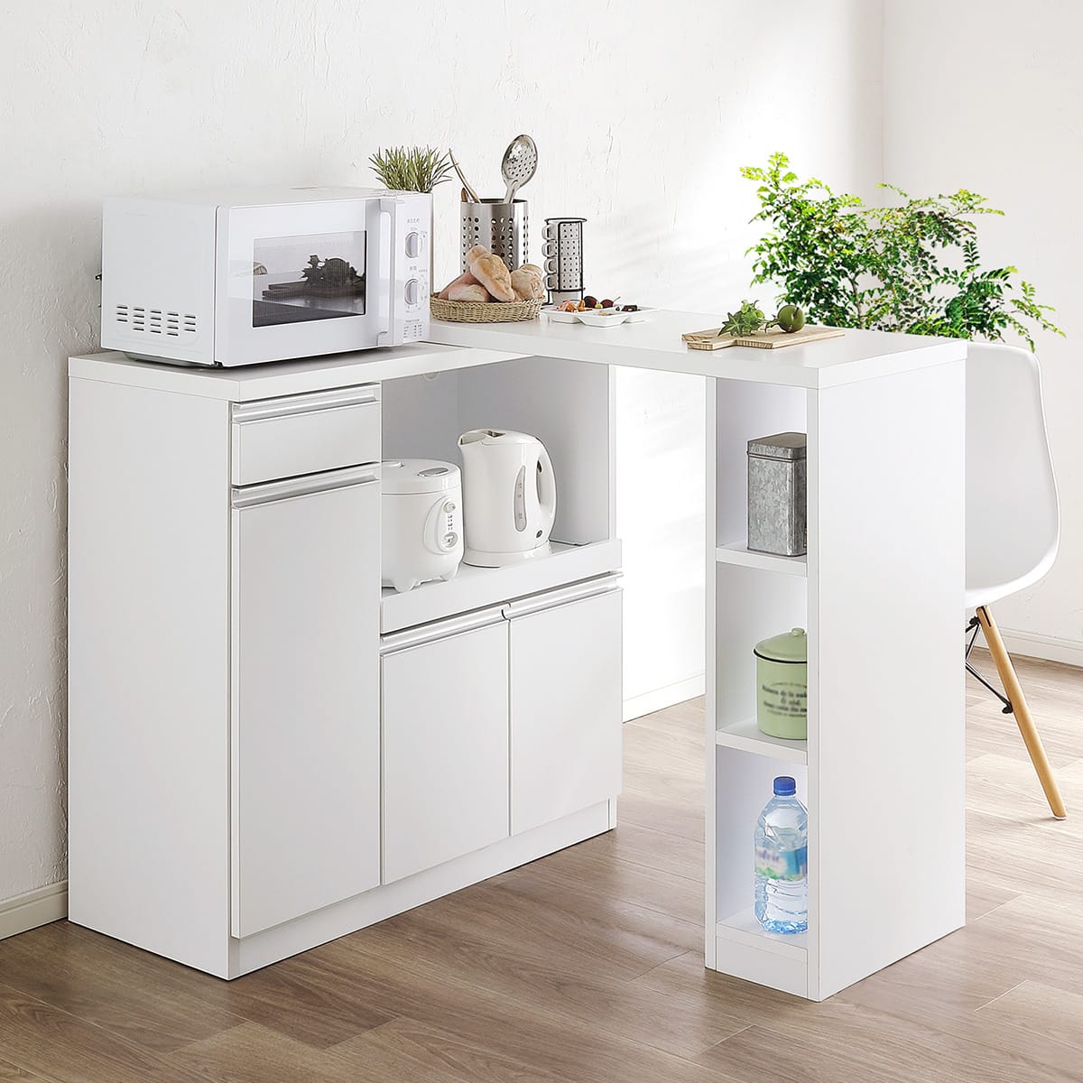 幅調節可能な伸長式カウンター (幅110～181cm WH) | ニトリネット