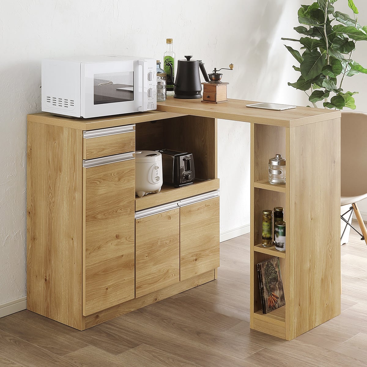 幅調節可能な伸長式カウンター (幅110～181cm NA) | ニトリネット