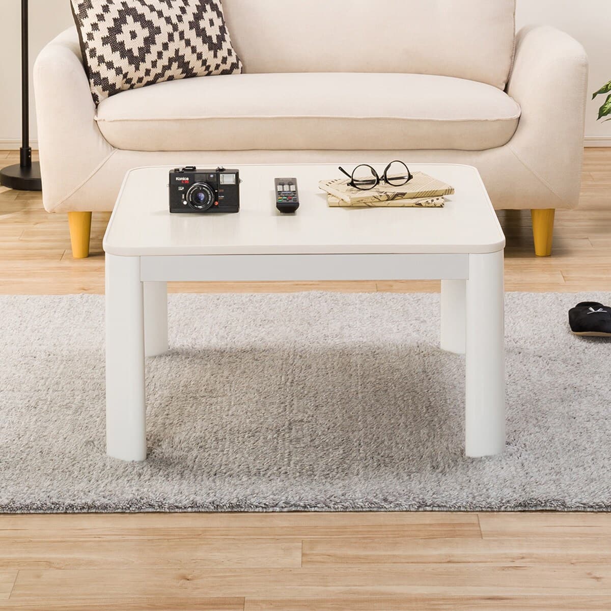 正方形リバーシブルこたつ(LC23 70WH) | ニトリネット【公式】 家具