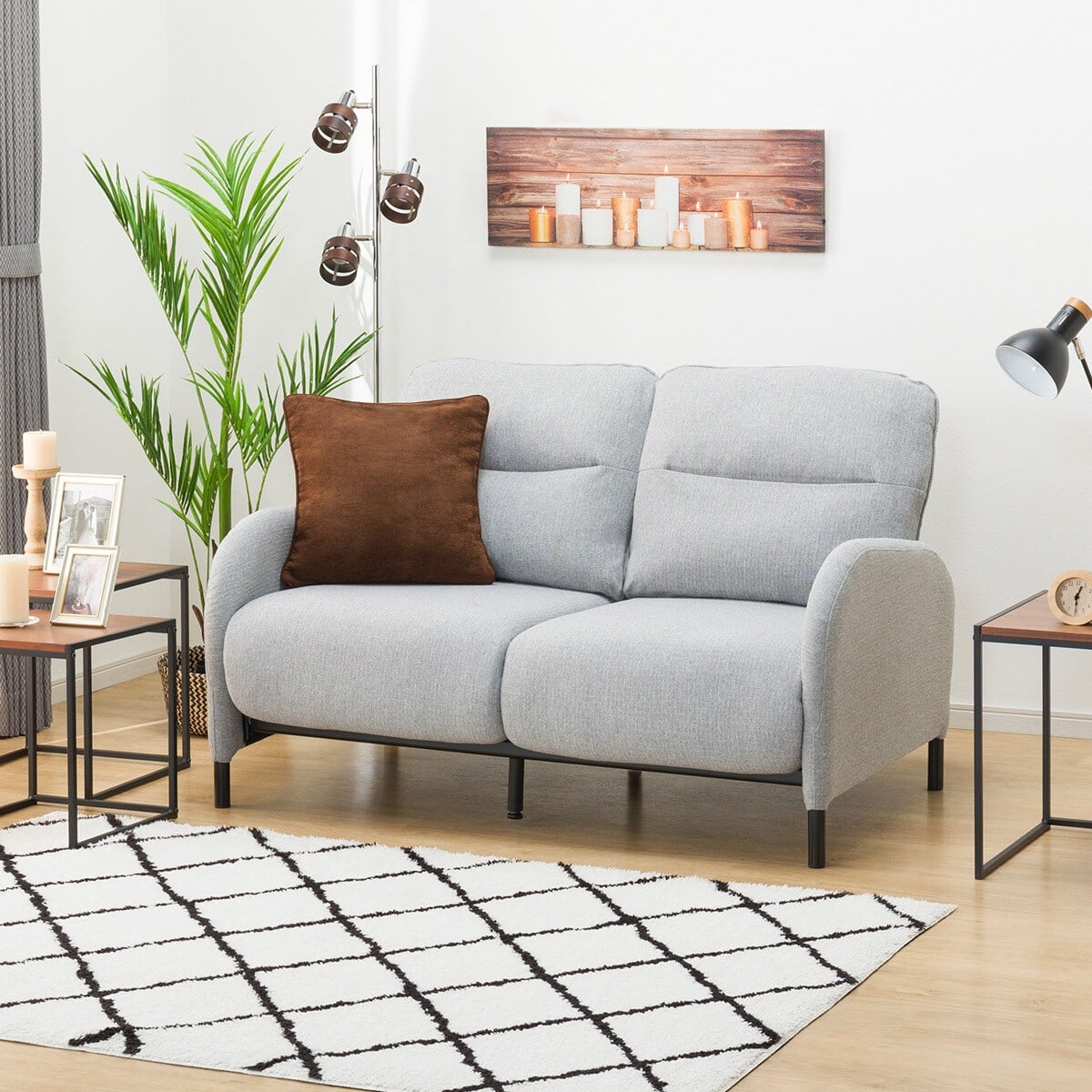 くつろぎ3WAYソファベッド 布張りタイプ (XL01 GY) | ニトリネット