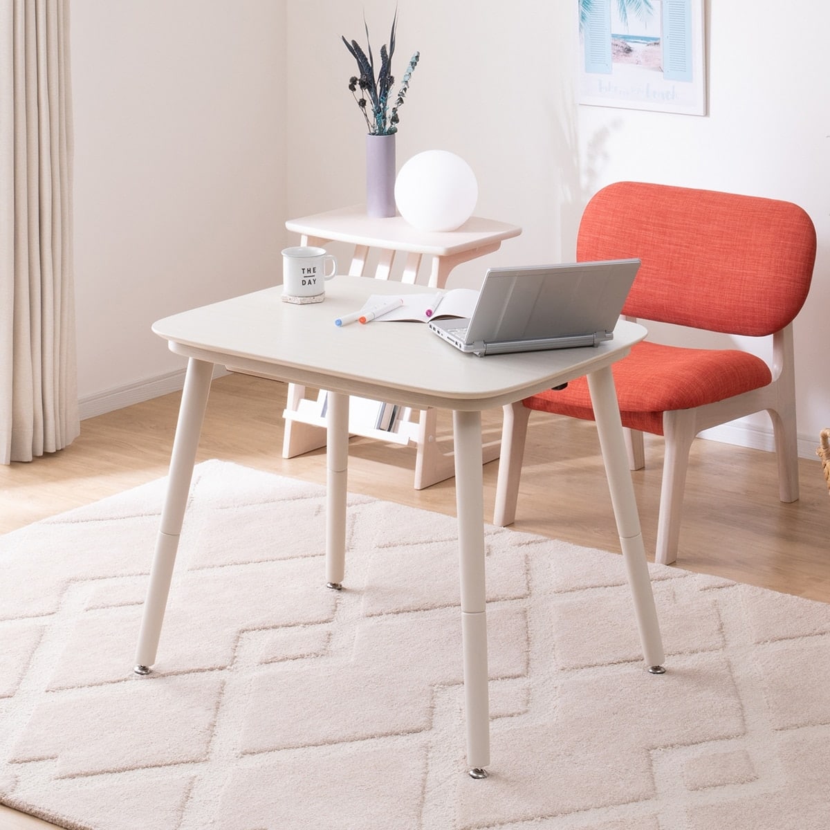 高さが変えられる2Wayこたつテーブル(NV02 8060 WW) | ニトリネット