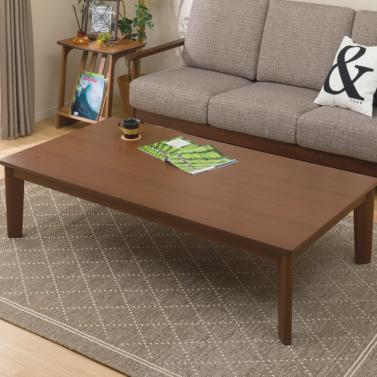 長方形リビングこたつ(GC03 150 MBR) | ニトリネット【公式】 家具