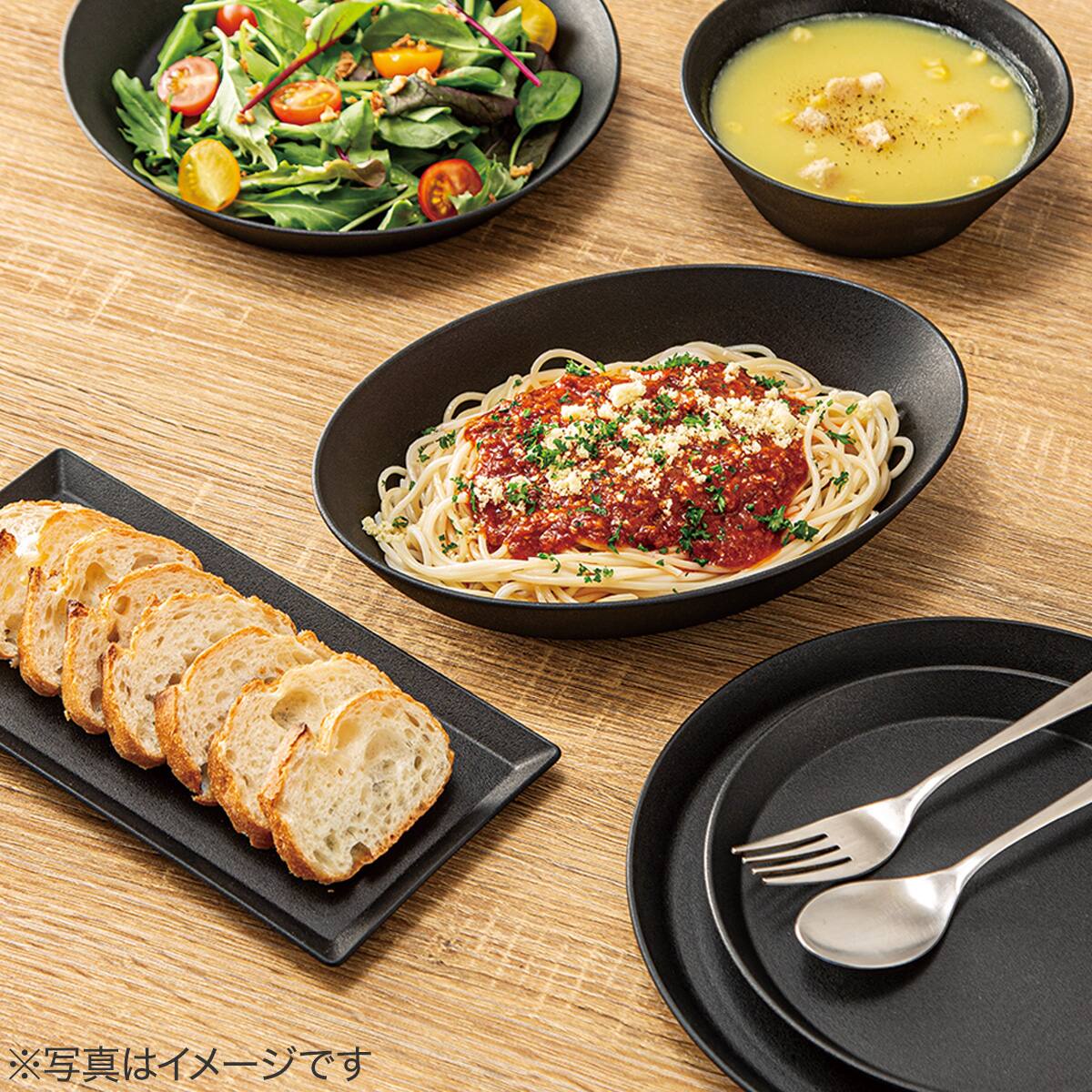 レンジでも器が熱くなりにくい樹脂食器 ディーププレート 22cm (SG01