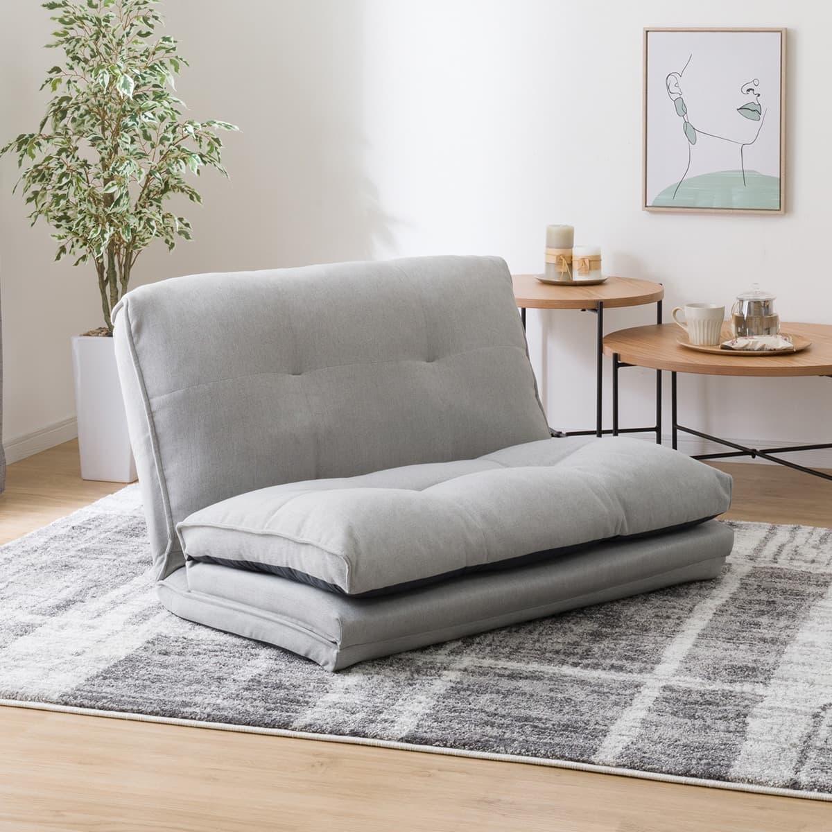 コンパクトソファ(CS-N02KID GY) | ニトリネット【公式】 家具