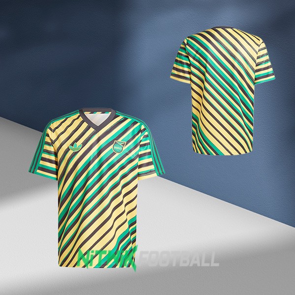 ジャマイカ代表 ユニフォーム トレーニング ユニフ 2024-2025 黄 緑 黑