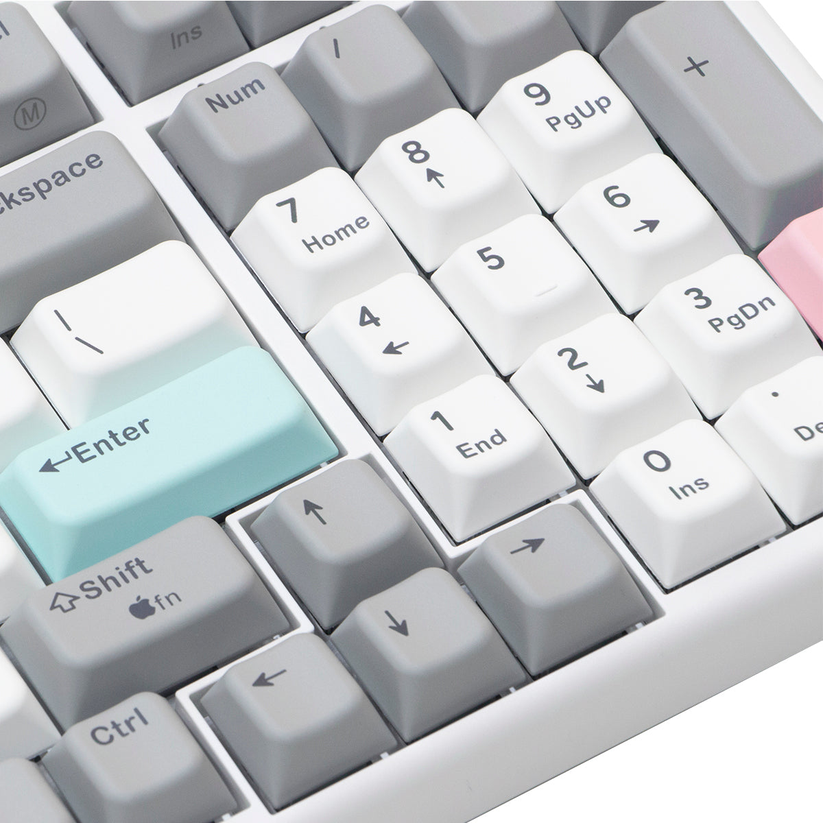 NiZ X99 静電容量無接点キーボード テンキー付き 白い