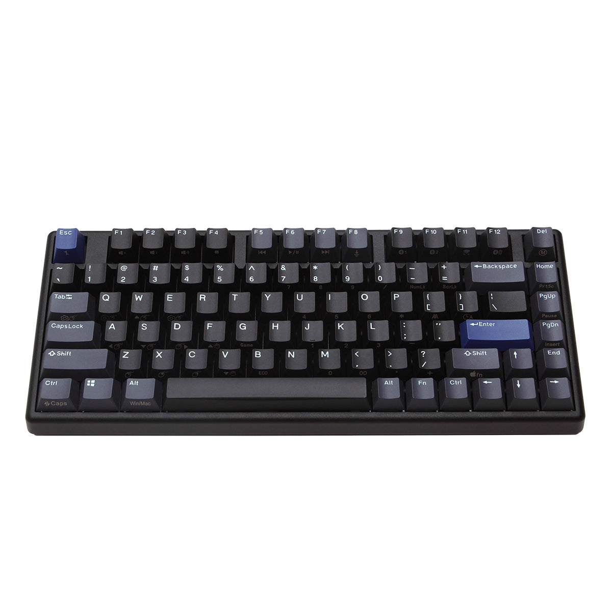 NiZ Micro82 静電容量無接点ワイヤレスキーボード 黒い