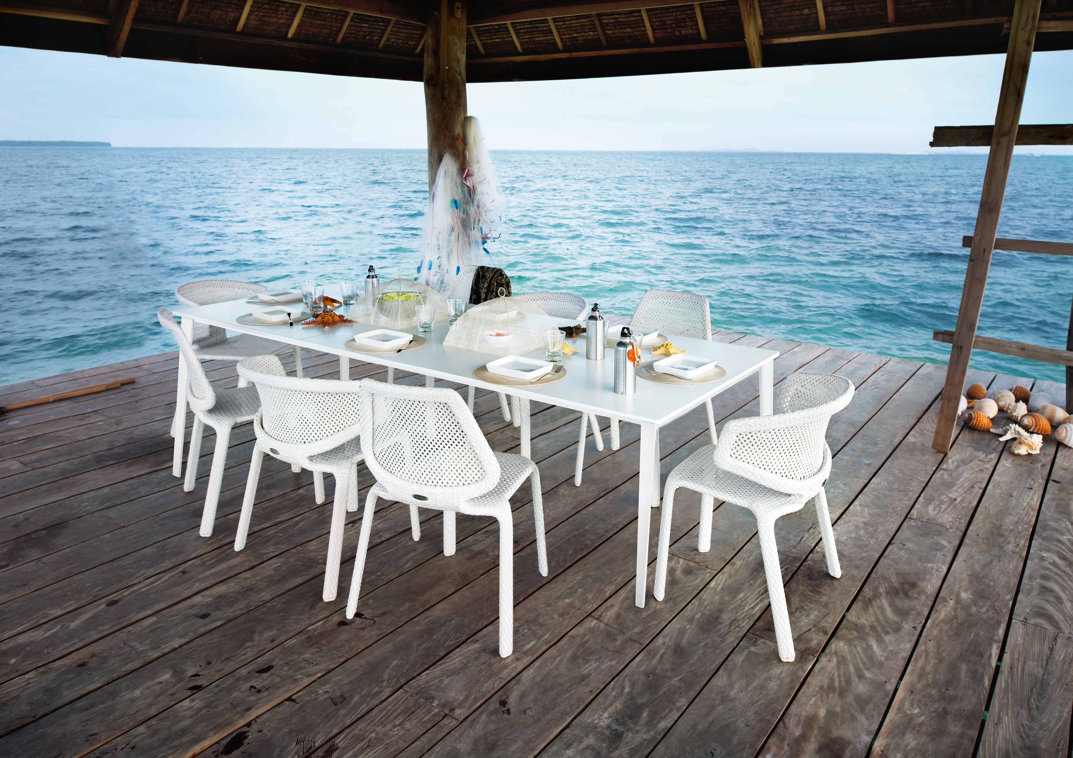 展示極美品】DEDON デドン ダイニング7点セット TANGO タンゴ