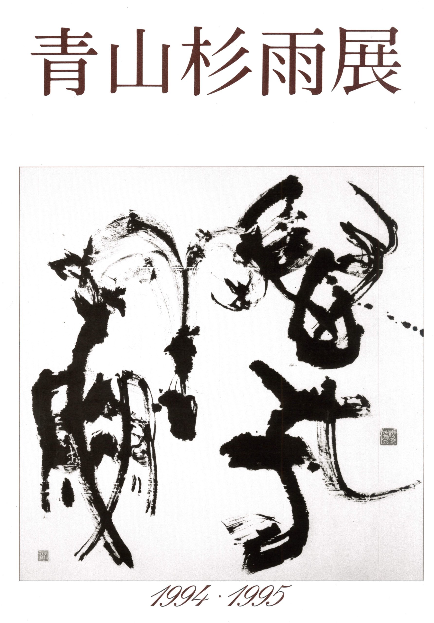 青山青雨の書道本 青山青雨の書道本