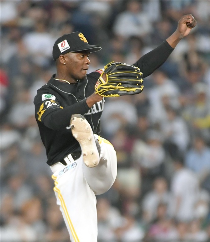 ソフトバンクホークスのモイネロは7回1失点で無傷7勝目｜【西日本新聞me】