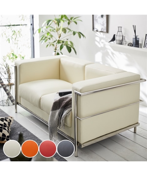 合成皮革 2人掛けソファ 通販【ニッセン公式】