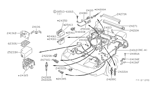 Wiring - 1984 Nissan 300ZX