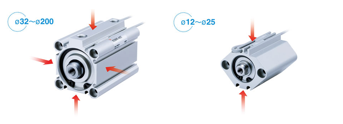 新製品情報：薄形シリンダ CQ2/CDQ2 Series ｜SMC 株式会社