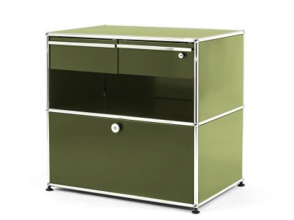 USM Haller Office Sideboard M with Drawers, Gentian blue RAL 5010