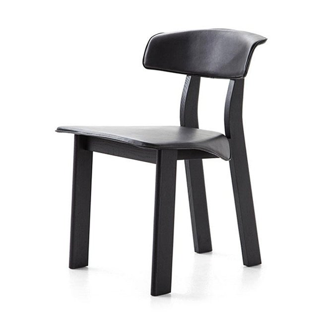 560 Back-Wing Chair, Graphite black | Cassina | Cassina - Designer