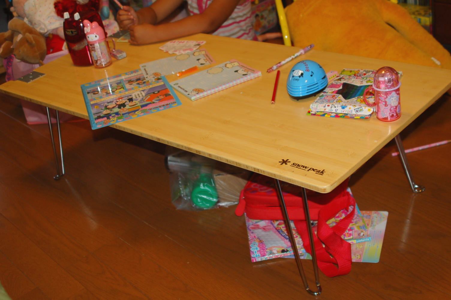 snow peak club:IGTマルチファンクションテーブルロング竹☆自立式