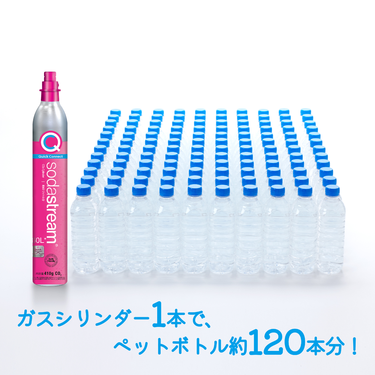 ソーダストリーム SodaStream / 【新規用】クイックコネクト ガス