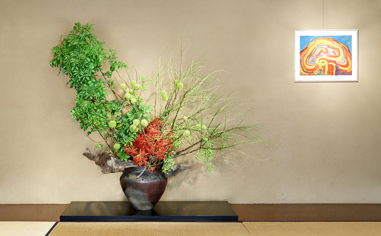 草月会館 今週の日本間（作家：武藤星芳） | いけばな草月流