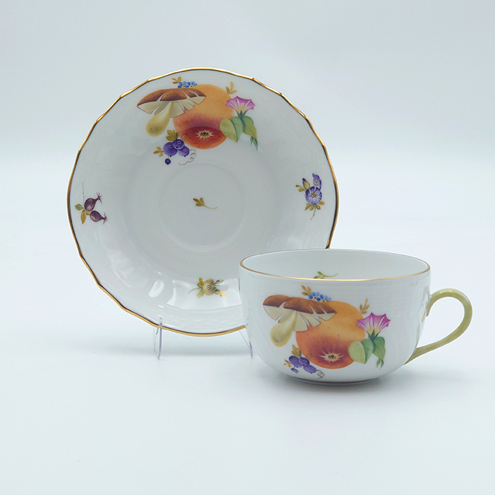 ヘレンド フルーツコンポジション ティーカップ&ソーサーNo.01 CFR-01