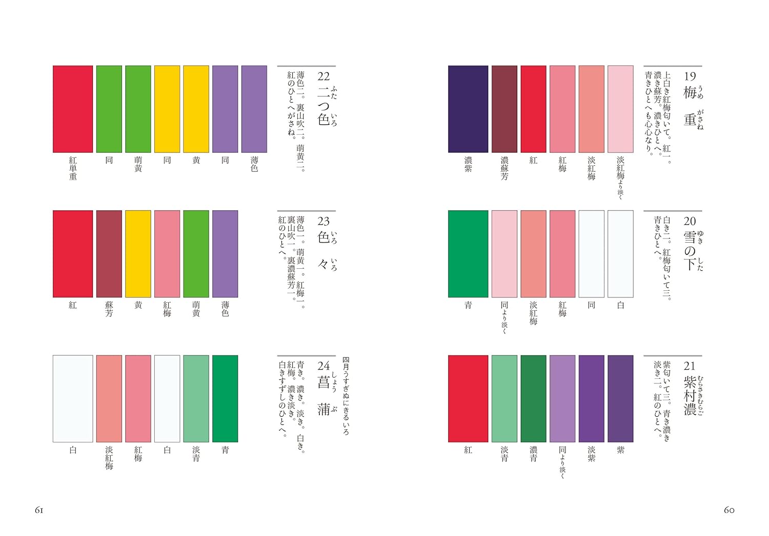 新版 かさねの色目 平安の配彩美｜青幻舎 SEIGENSHA Art Publishing, Inc.