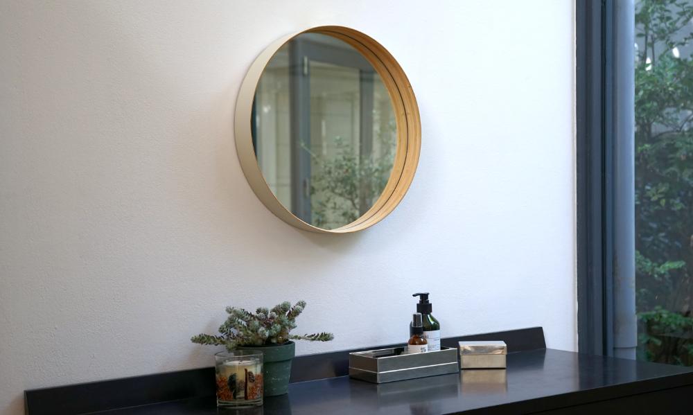 ZERO ミラーM φ40cm / ホワイトTeori（テオリ） | 公式通販 家具・雑貨