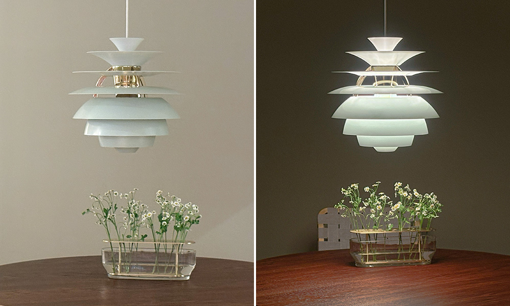 PH スノーボール ペンダントライト / ダスティグリーンLouis Poulsen