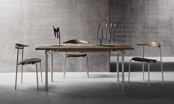 CH88P チェア / オーク材 オイル仕上げ THOR301 ステンレス脚Carl