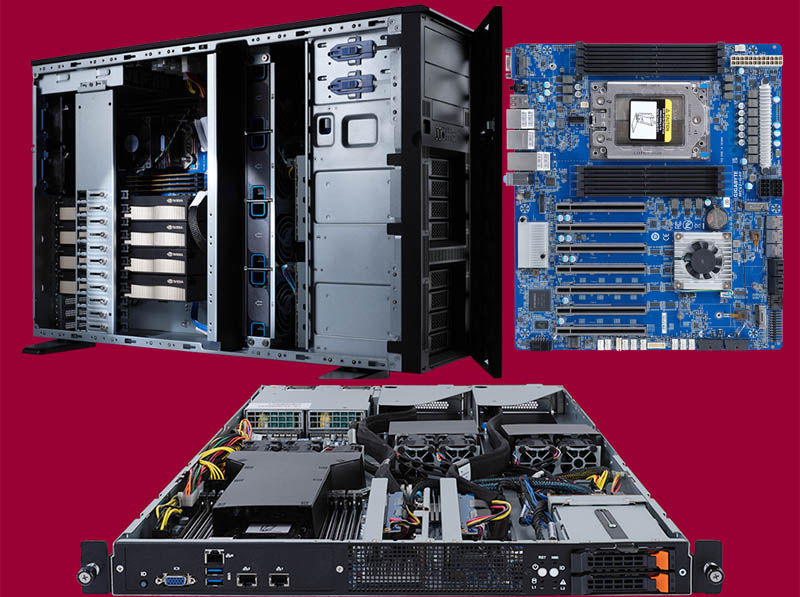 New Gigabyte AMD Ryzen Threadripper Workstations and 1U