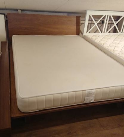 ☆MUJI 無印良品 ダブルサイズベッド ウォールナット シンプル ダブル