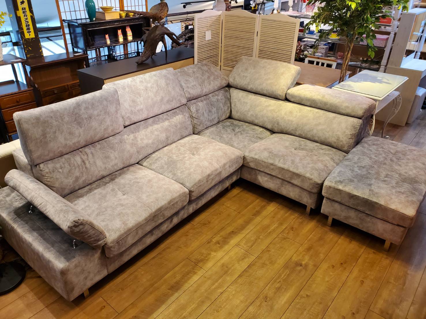 ☆野中企画 offer9 KELLER ケラー カウチソファ オットマン付き