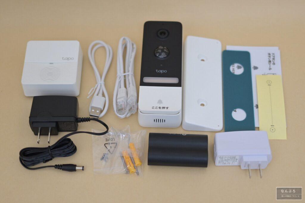 カメラ付きスマートドアホンキットTP-Link Tapo D230S1レビュー。来訪