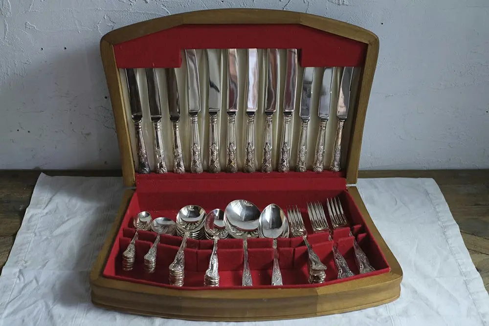 ヴィンテージ A1シルバーカトラリー51本ボックスセット | 雑貨と