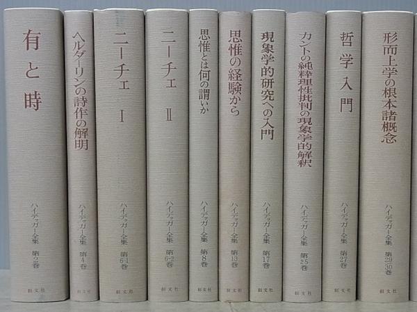 ハイデッガー全集』（創土社）を出張でお譲りいただきました（東京都
