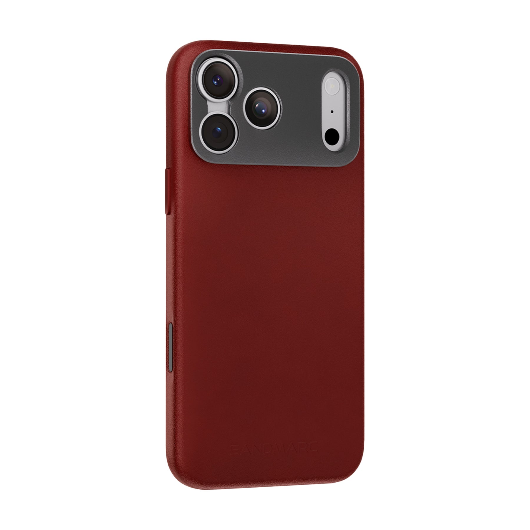iPhone 17 Pro Max Leather Case | Red - SANDMARC