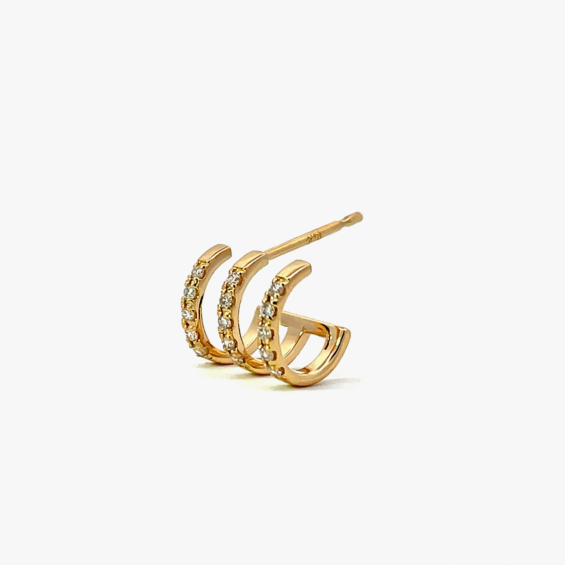 SJX W】DIAMOND MINI HOOP PIERCED EARRING(6ZP5052)｜SJX公式ONLINE STORE