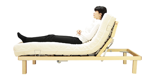 ウッドスプリングベッド・XPoint/R4（電動リクライニング）